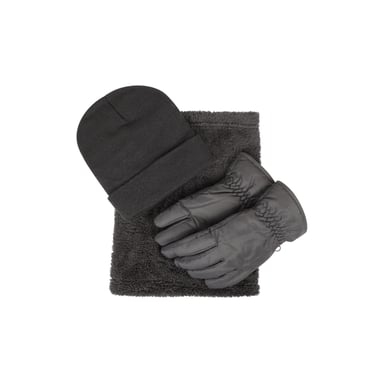 Mountain Warehouse Childrens/Kids Accessories Set (Pack of 3) (Charcoal)