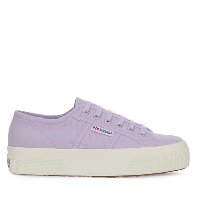 Superga Womens/Ladies 2740 Lace Up Platforms (Violet Lilla/Avorio)