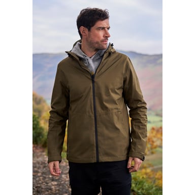 Mountain Warehouse Mens Covert Waterproof Jacket (Dark Khaki)
