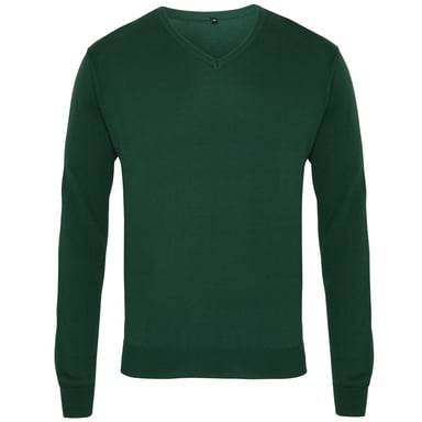Premier Mens V-Neck Knitted Sweater (Bottle)