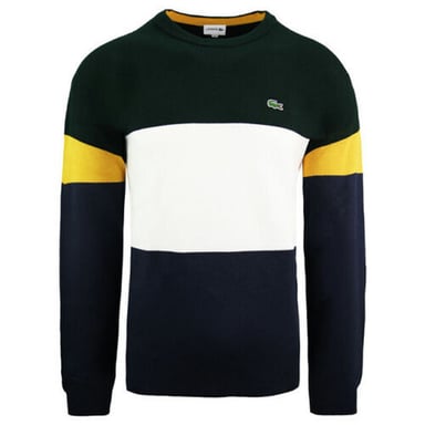 Suéter de colourblock para hombre lacoste llaCoste