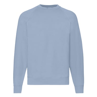 Fruit Of The Loom Mens Raglan Sleeve Belcoro® Sweatshirt (Mineral Blue)