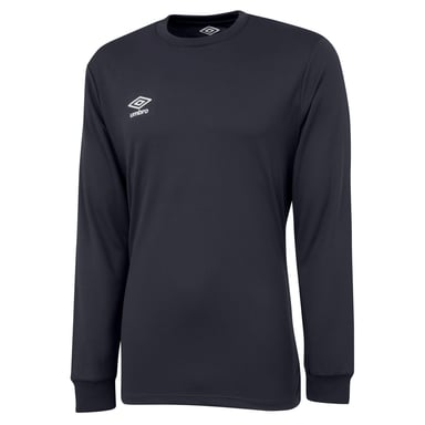 Umbro Mens Club Long-Sleeved Jersey (Carbon/White)