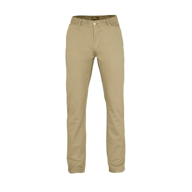 Asquith & Fox Mens Classic Casual Chinos/Trousers (Khaki)