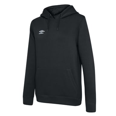 Umbro Womens/Ladies Club Leisure Hoodie (Black/White)