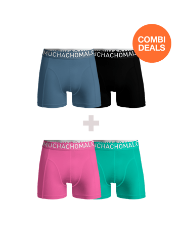 Muchachomalo Boxer Hombre - 2+2 Piezas - Calzoncillos Hombre