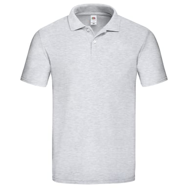 Fruit of the Loom Mens Original Polo Shirt (Grey Heather)