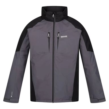 Regatta Mens Calderdale Waterproof Jacket (Dark Grey/Black)