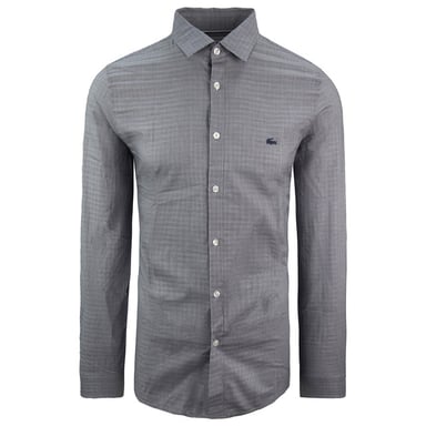 Lacoste Slim Fit Camisa gris para hombre