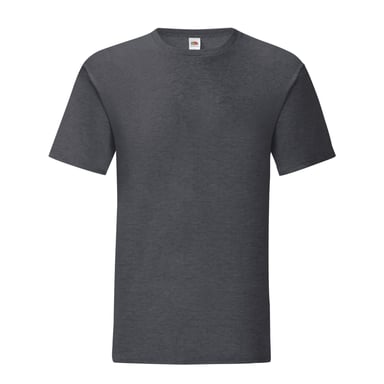 Fruit of the Loom Mens Iconic 150 Heather T-Shirt (Dark Heather Grey)