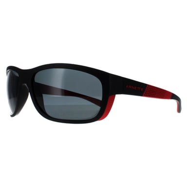 Arnette Cuadrado Hombre Negro Gris Oscuro Polarizado AN4337 Floresta