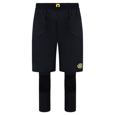 Skins Series-5 Travel & Recovery Black Men 2in1 medias con pantalones cortos SF00500399001