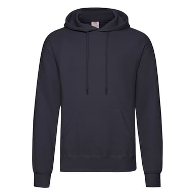 Fruit of the Loom Mens Cotton Hoodie (Deep Navy)