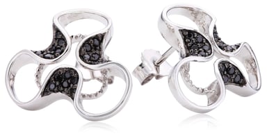 Orphelia Women's 925 Sterling Silver Stud Earrings - Silver ZO-5032
