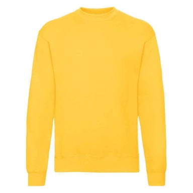 Fruit of the Loom Unisex Adult Classic Drop Shoulder Sweatshirt (Sunflower Yellow)