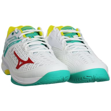 Mizuno Wave Exceed Tour 4 AC Hombre Zapatillas de Tenis Blancas