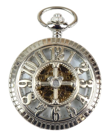 Reloj de bolsillo automático mecánico Peaky Blinders vintage Doble caza