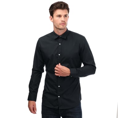 Men's Jack Jones Joe Long Sleeve Shirt in Navy