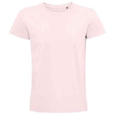 SOLS Unisex Adult Pioneer Organic T-Shirt (Pale Pink)