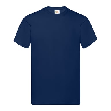 Fruit of the Loom Mens Original T-Shirt (Navy)
