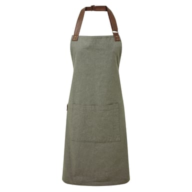 Premier Adults Unisex Annex Bib Apron (Moss)