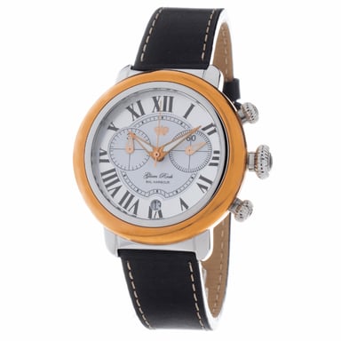 Glam Rock Reloj de mujer Cuarzo plata oro rosa