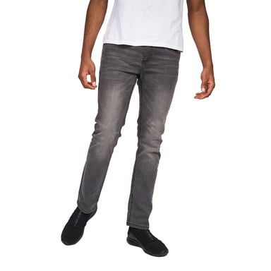 Crosshatch Mens Svelte Stretch Jeans (Grey Wash)