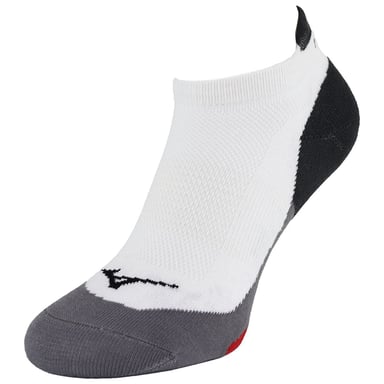 Mizuno Race Low Calcetines para correr blancos/grises para hombre