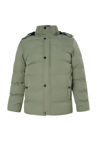 Mo Padded quilted jacket Men olive
