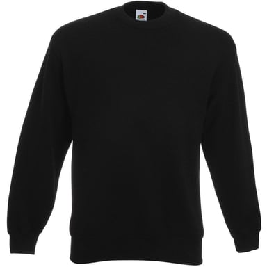 Fruit Of The Loom Mens Set-In Belcoro® Yarn Sweatshirt (Black)