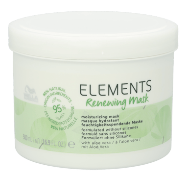 Elements Mascarilla Hidratante Renovadora Sin Siliconas Todo Tipo De Cabellos 500 ml