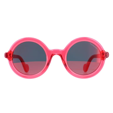 Moncler ML0005 75Z gafas de sol espejadas degradado fucsia púrpura brillante