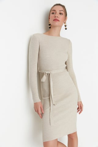 Trendyol Women's Crew neck A-line Dress