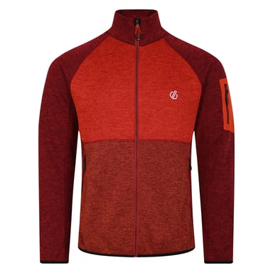 Dare 2B Mens Torrek Fleece Top (Syrah Red/Cinnamon)