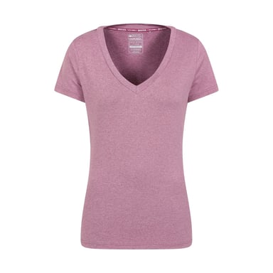 Mountain Warehouse Womens/Ladies Vitality V Neck T-Shirt (Pink)