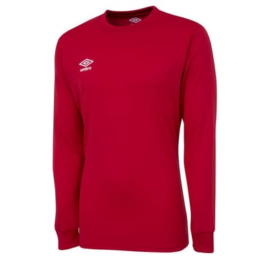 Umbro Mens Club Long-Sleeved Jersey (Vermillion)
