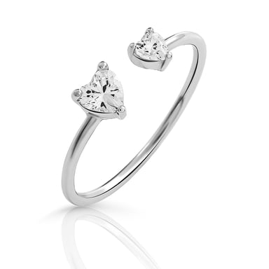 Orphelia 'Dazzle' Women's 925 Sterling Silver Ring - Silver ZR-7533