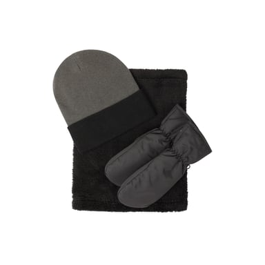 Mountain Warehouse Childrens/Kids Winter Accessories Set (Black)