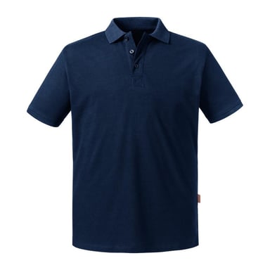 Russell Mens Pure Organic Polo (French Navy)