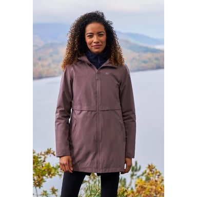 Mountain Warehouse Womens/Ladies Hilltop II Waterproof Jacket (Taupe)