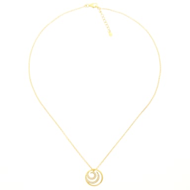 Orphelia 'Elaine' Women's 925 Sterling Silver Chain with Pendant - Gold ZH-7084/2