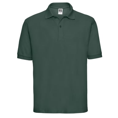 Russell Mens Polycotton Pique Polo Shirt (Bottle Green)