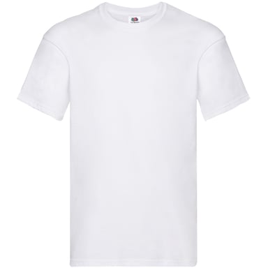 Fruit Of The Loom Mens Original Short Sleeve T-Shirt (White)
