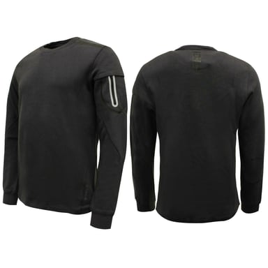 Suéter negro para hombre de diadora evo