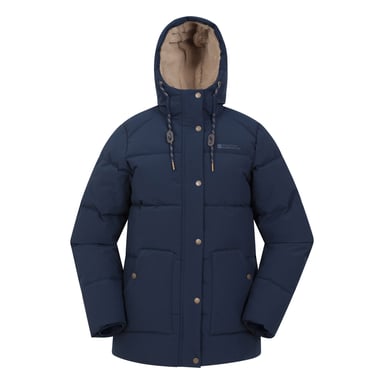 Mountain Warehouse Womens/Ladies Manta Borg Lined Padded Jacket (Navy)