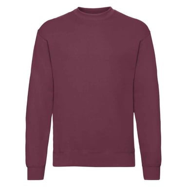Fruit of the Loom Unisex Adult Classic Drop Shoulder Sweatshirt (Burgundy)