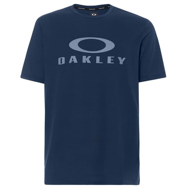 OAKLEY Cuerpo de manga corta Cuella azul marino hombre O Camiseta de corteza 457130 6ac