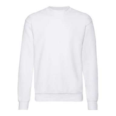 Fruit Of The Loom Kids Unisex Premium 70/30 Sweatshirt (Pack of 2) (White)