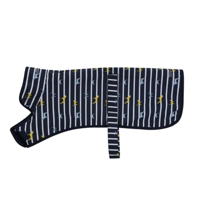 Regatta Arlo Waterproof Dog Coat (Navy Stripe)