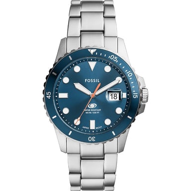 Fossil Fossil Blue Men's Silver Watch FS6050